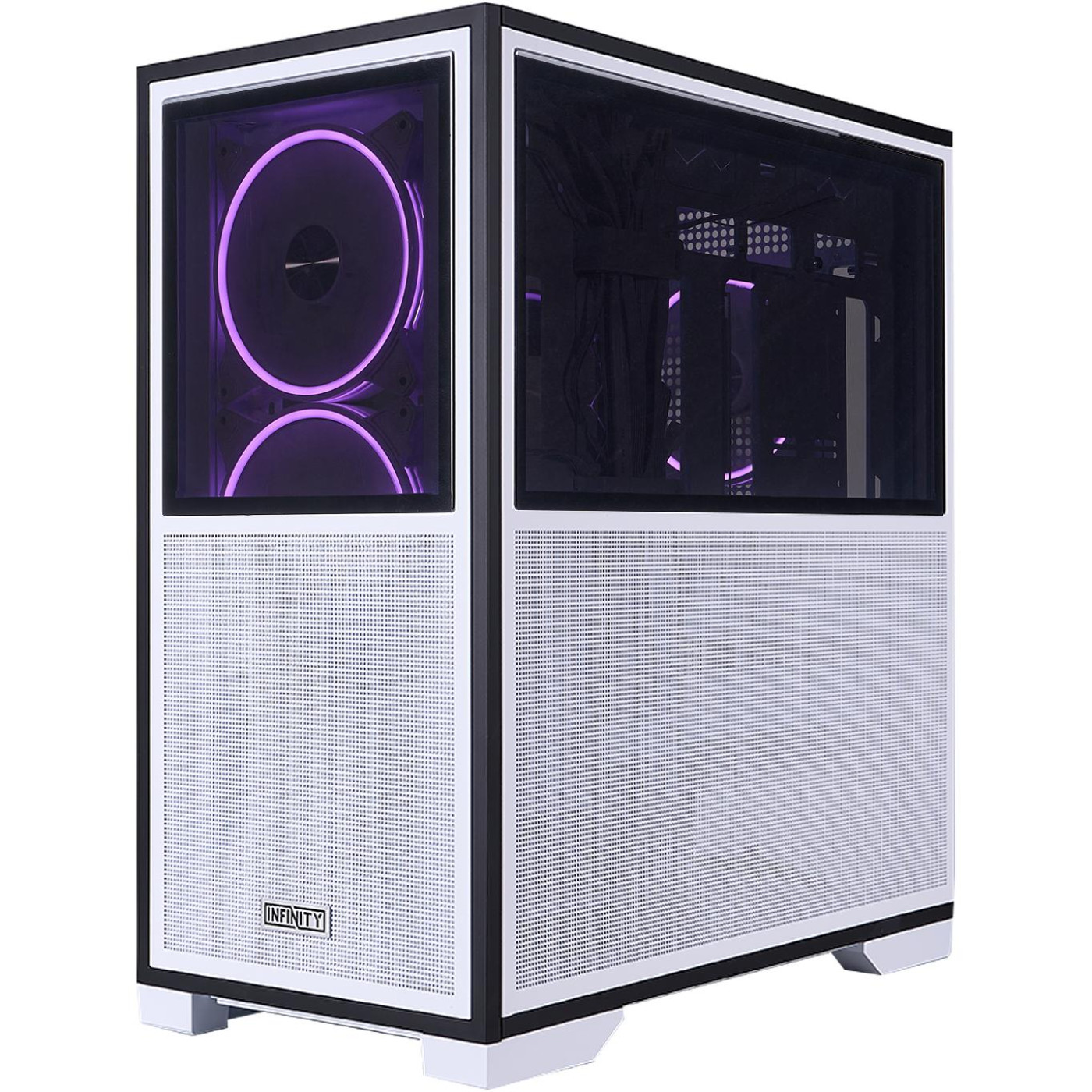 Корпус 1stPlayer IF8-WH-4FO7-14-W White (IF8-WH-4FO7-14-W) Без БП
