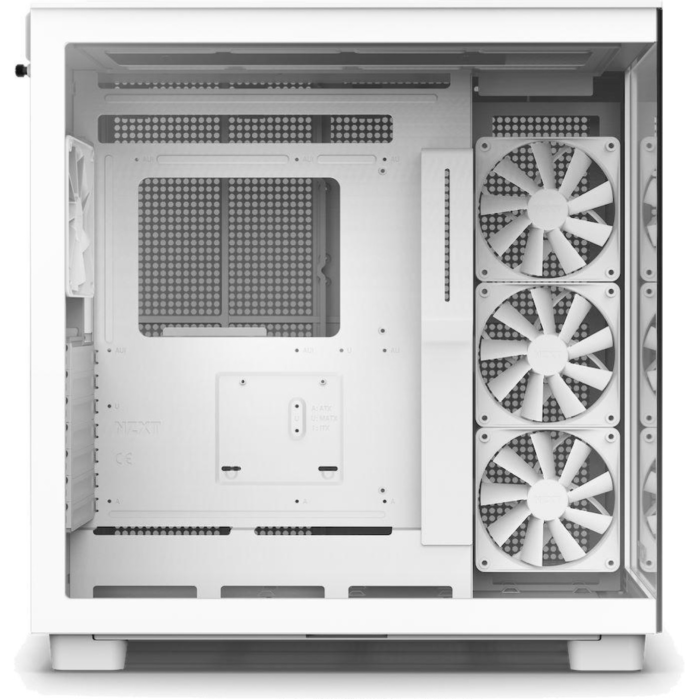 Корпус NZXT H9 Flow Edition All White (CM-H91FW-01) Без БП