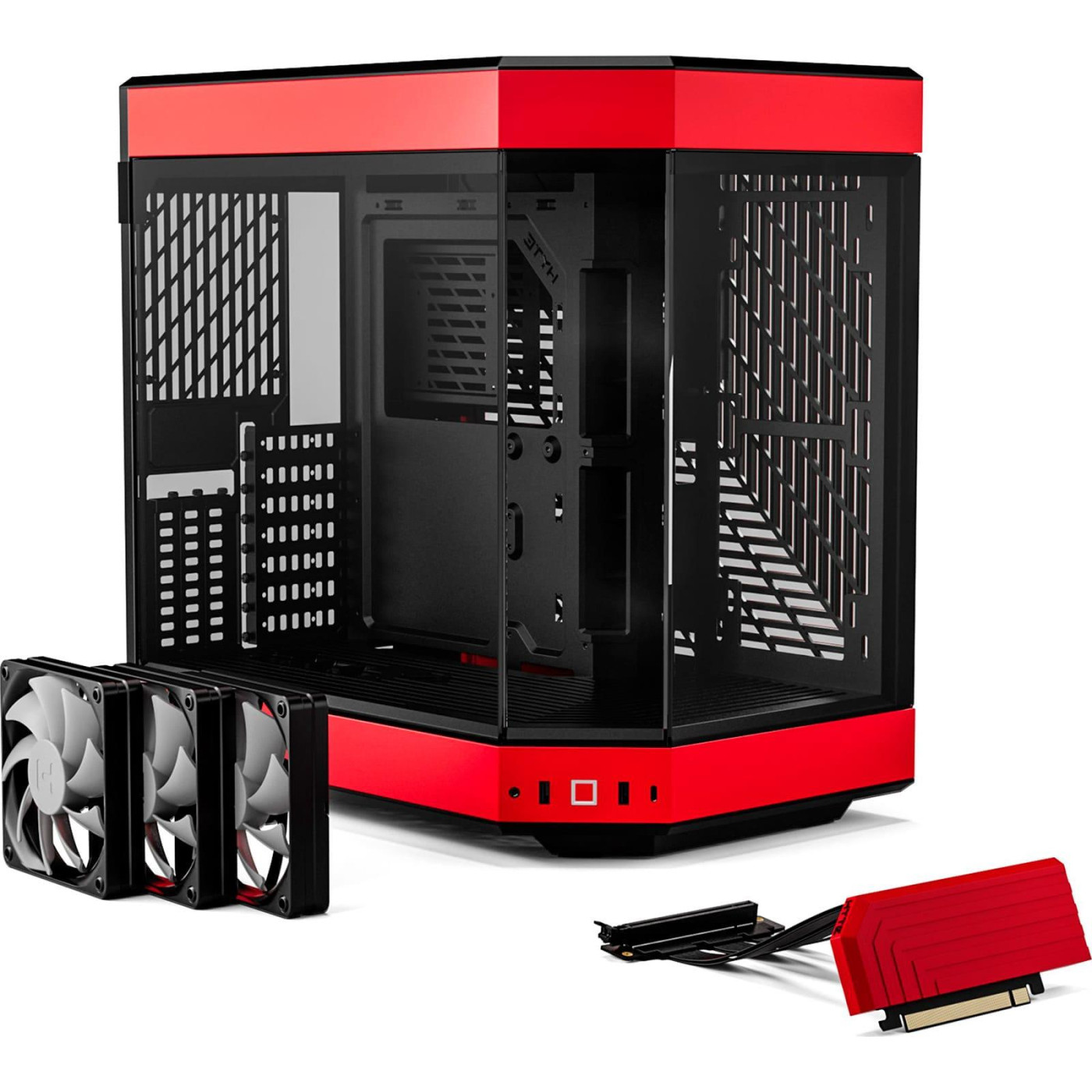 Корпус Hyte Y60 Black-Red PCIE 4.0 (CS-HYTE-Y60-BR)