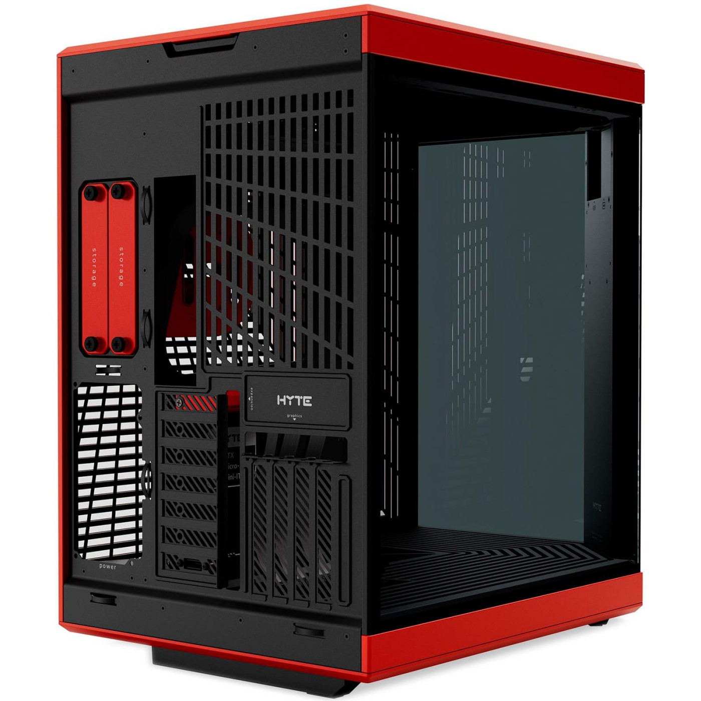 Корпус Hyte Y70 Touch Infinite Black-Red PCIE 4.0 (CS-HYTE-Y70TTI-RB)