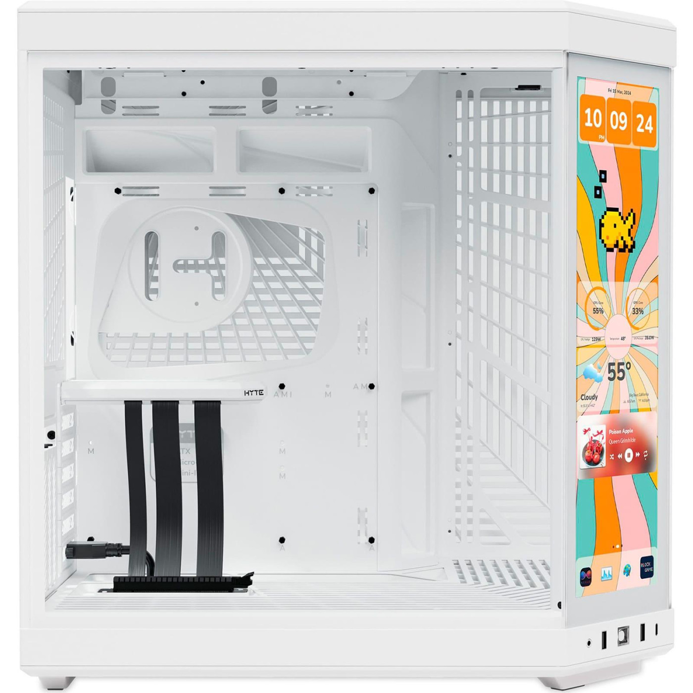 Корпус Hyte Y70 Touch Infinite Snow White PCIE 4.0 (CS-HYTE-Y70TTI-WW)