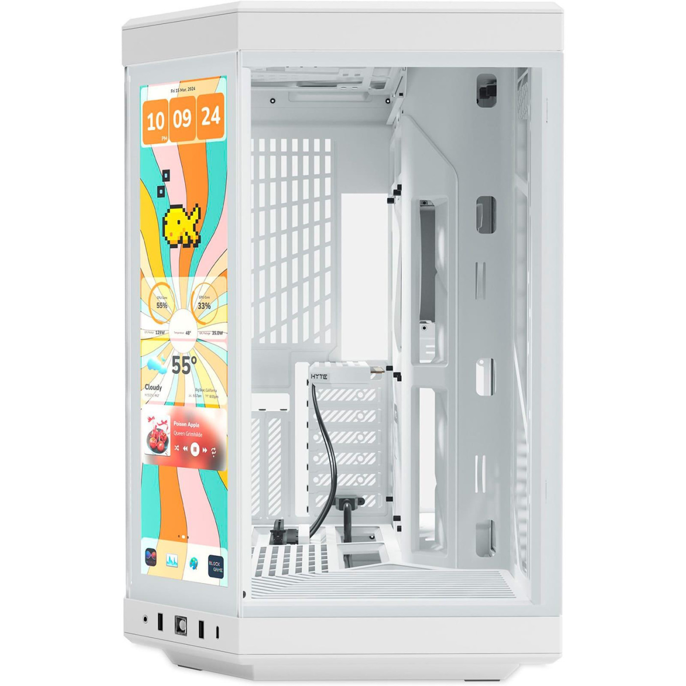 Корпус Hyte Y70 Touch Infinite Snow White PCIE 4.0 (CS-HYTE-Y70TTI-WW)
