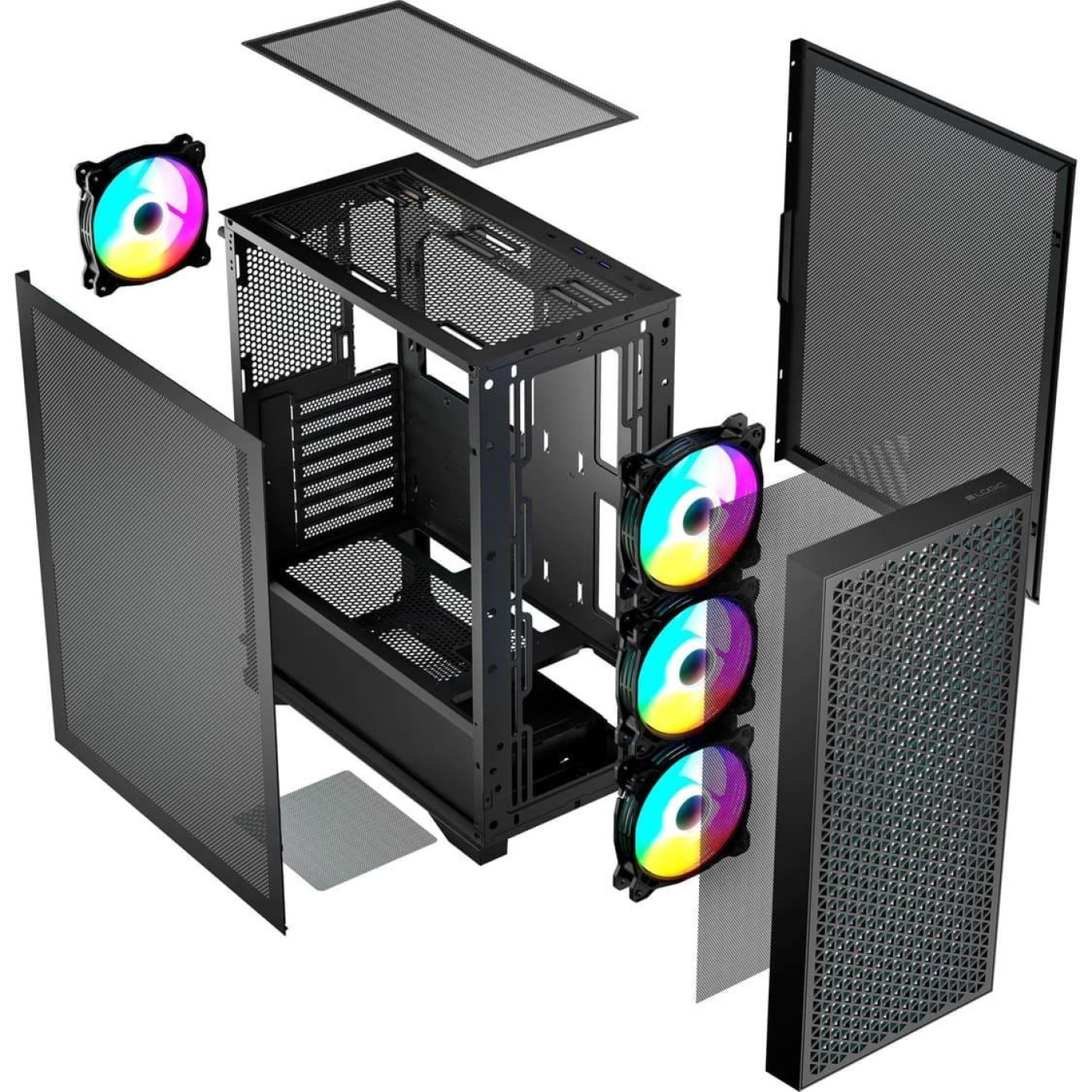 Корпус LogicConcept DART PRO ARGB BLACK MESH (AT-DART-PRO-ARGB-10) Без БП