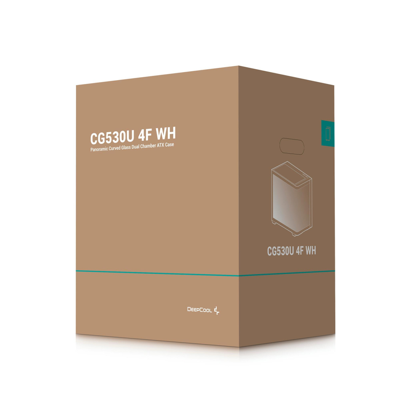 Корпус Deepcool CG530U 4F White без БЖ (R-CG530U-WHAGA4-G) Без БП