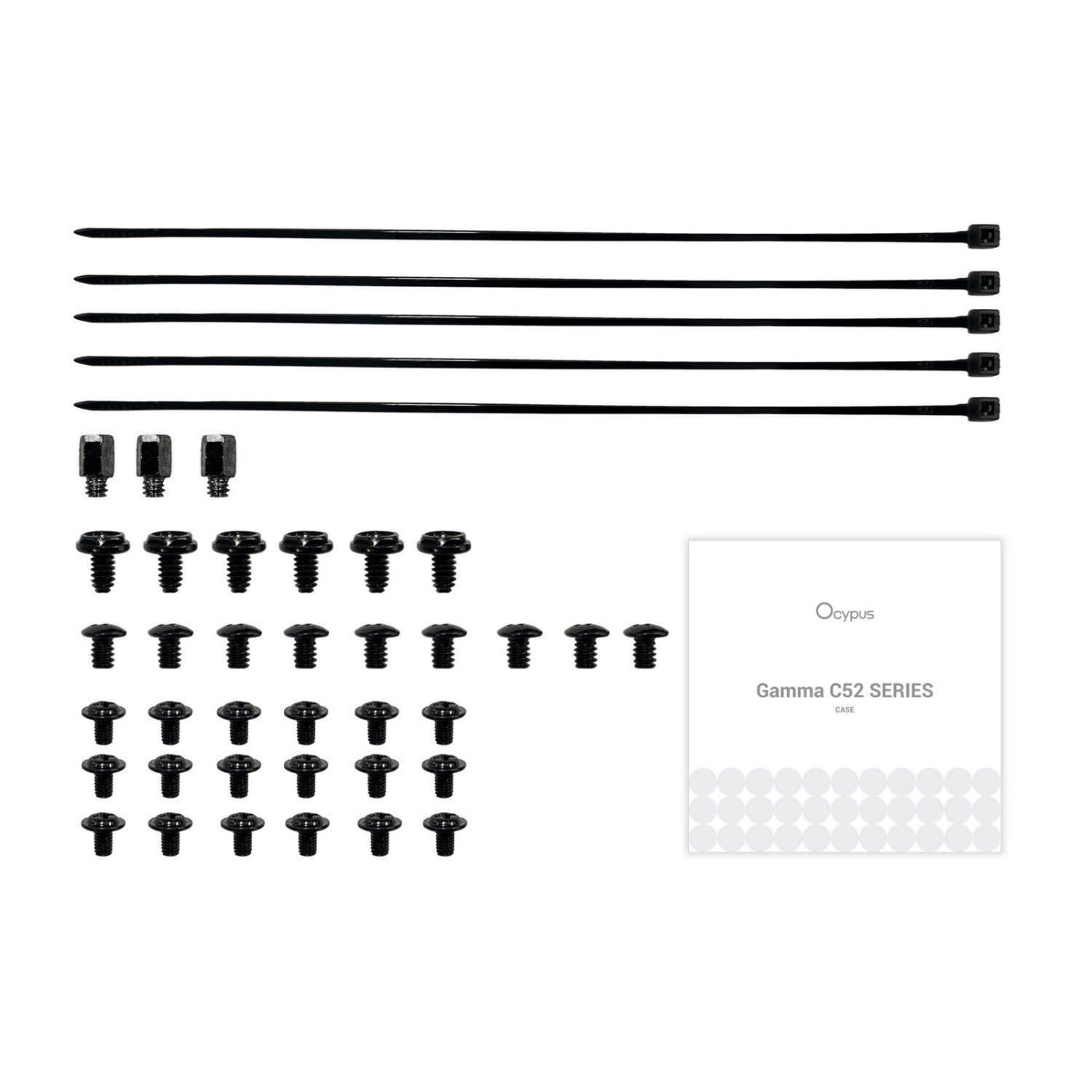 Корпус OCYPUS GAMMA C52 BK (GAMMA-C52-BKD000XX-GL) Без БП