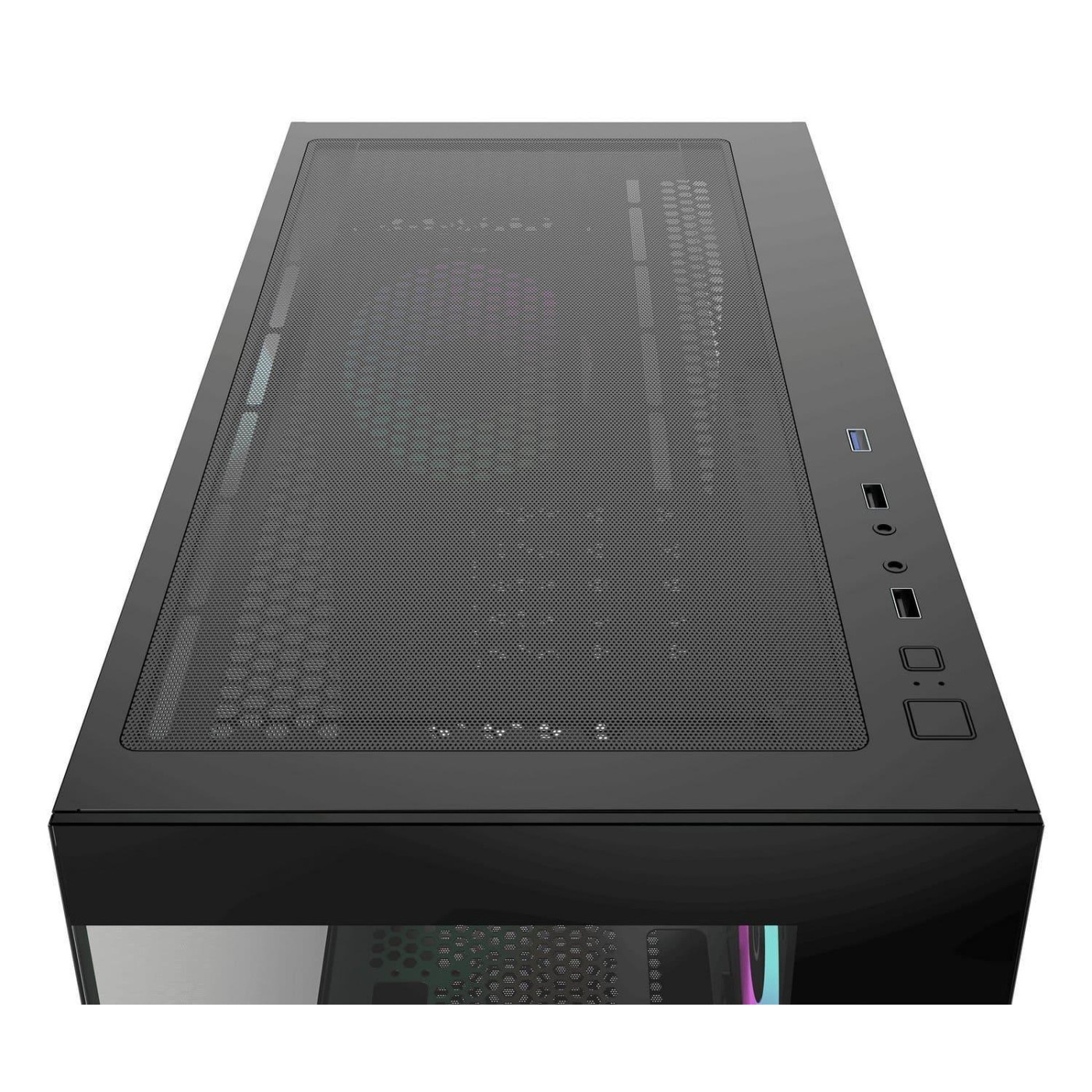 Корпус OCYPUS GAMMA C52 BK ARGB (GAMMA-C52-BKD300XX-GL) Без БП