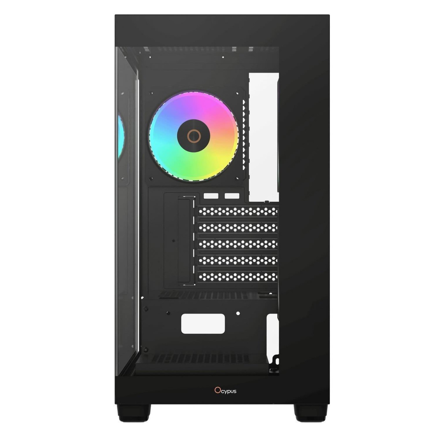 Корпус OCYPUS GAMMA C52 BK ARGB (GAMMA-C52-BKD300XX-GL) Без БП