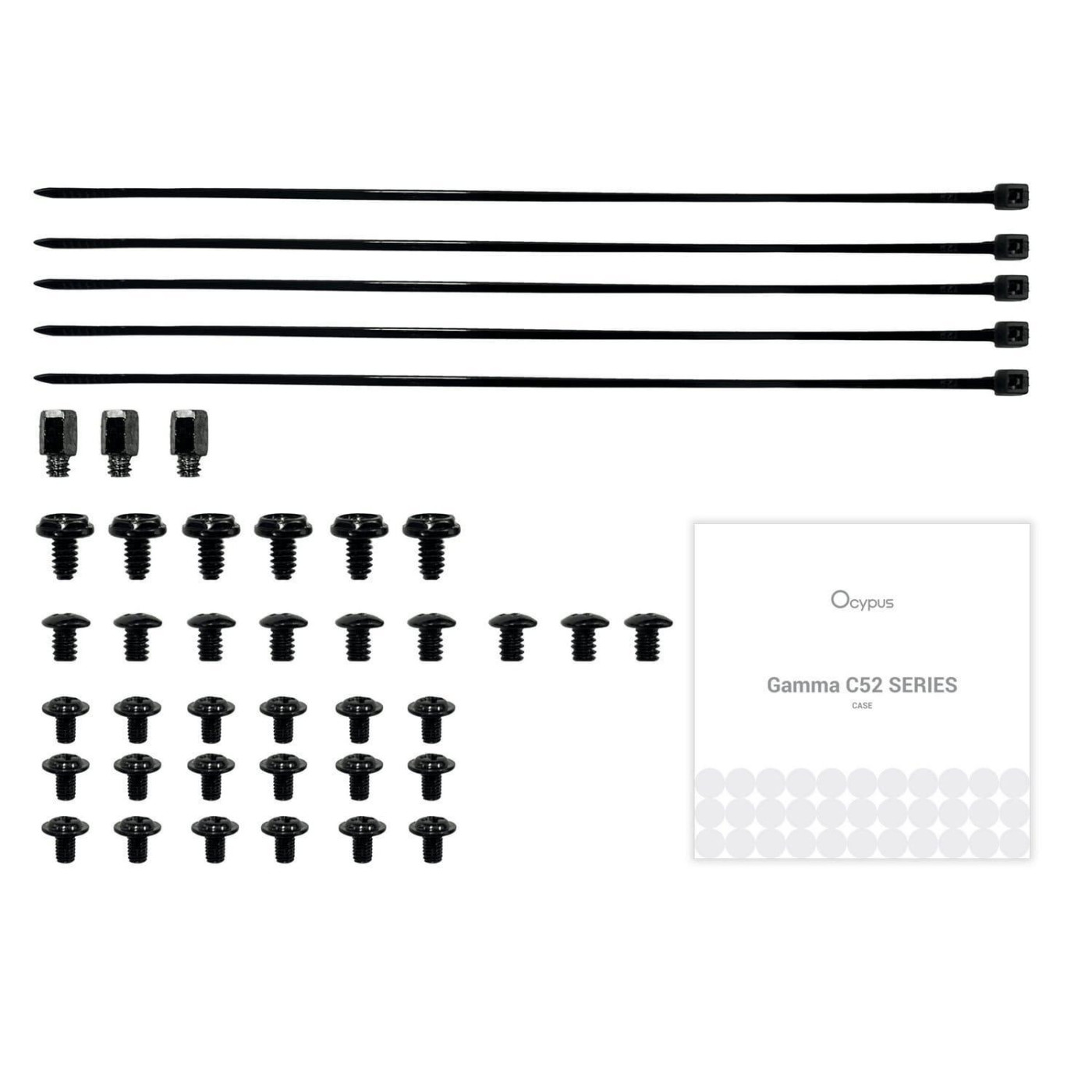 Корпус OCYPUS GAMMA C52 BK ARGB (GAMMA-C52-BKD300XX-GL) Без БП