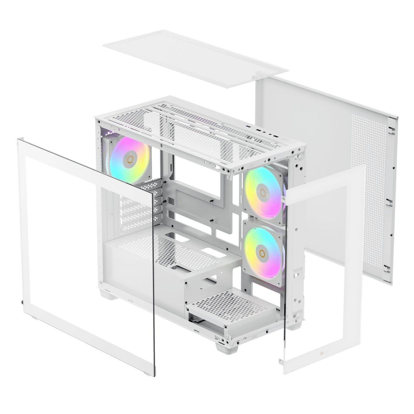 Корпус OCYPUS GAMMA C52 WH ARGB (GAMMA-C52-WHD300XX-GL) Без БП