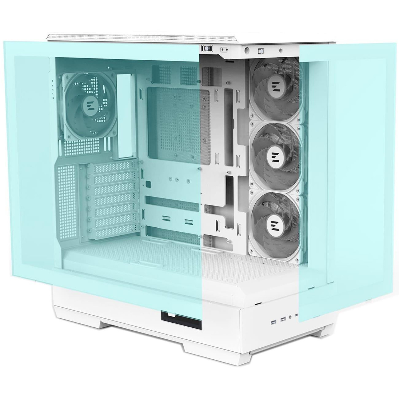 Корпус Zalman P50 DS White (P50DSWHITE) Без БП