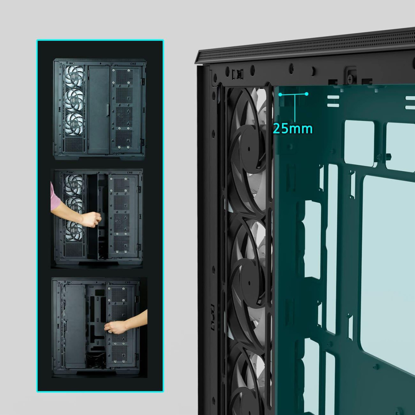 Корпус Zalman P50 DS Black (P50DSBLACK) Без БП