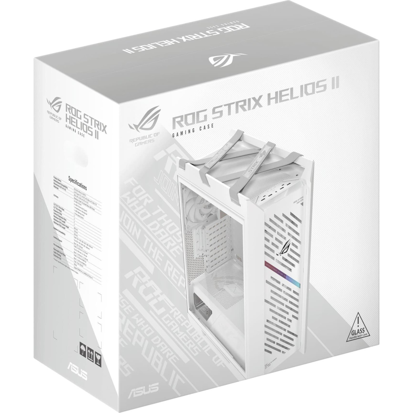 Корпус ASUS ROG Strix Helios II GX601S White (90DC00W3-B39000) Без БП