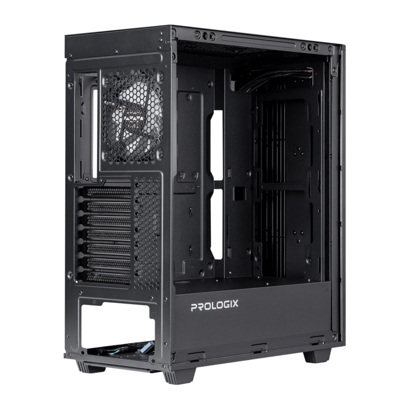 Корпус ProLogix E122 Tempered Glass&Mesh Black (E122 Black)