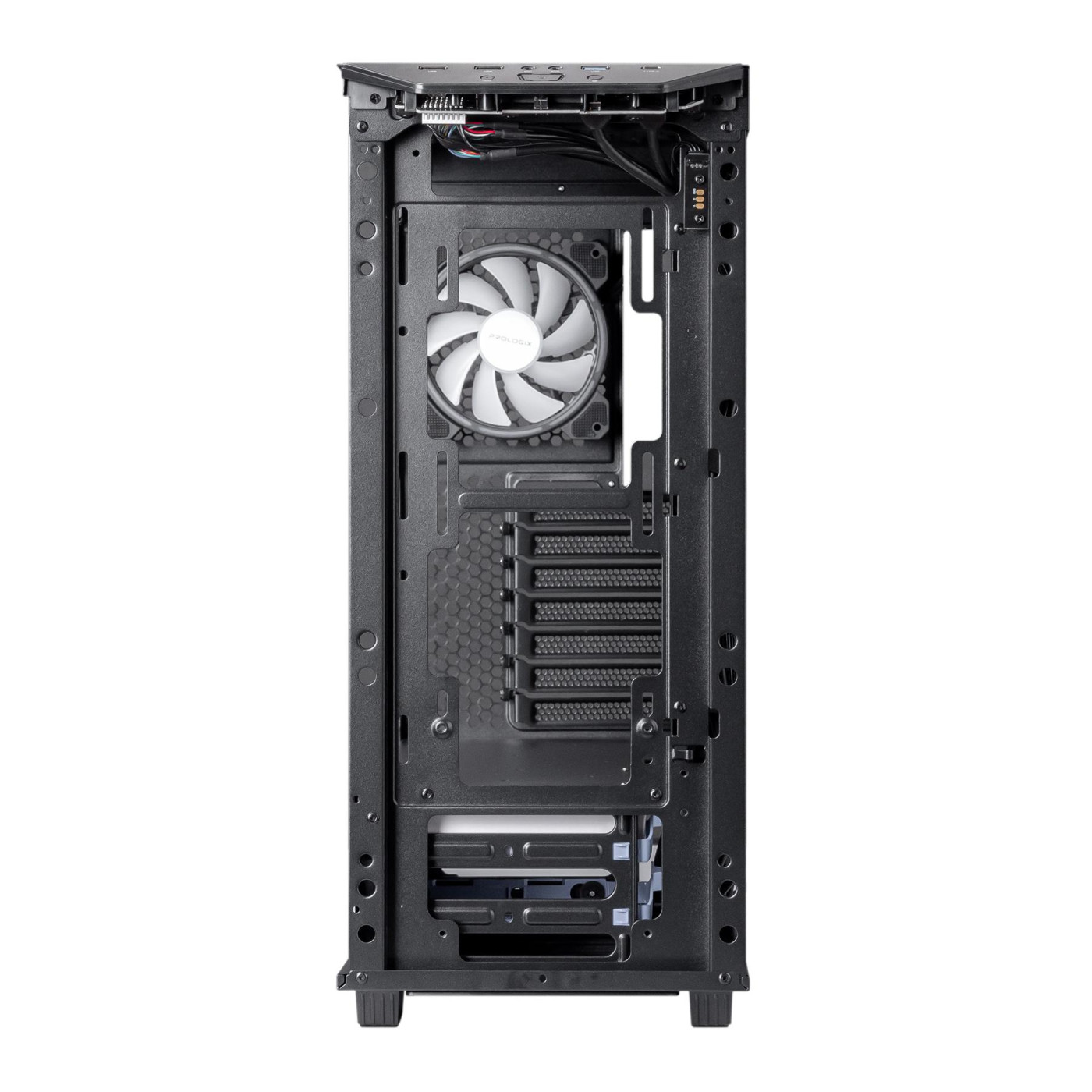 Корпус ProLogix E122 Tempered Glass&Mesh Black (E122 Black)