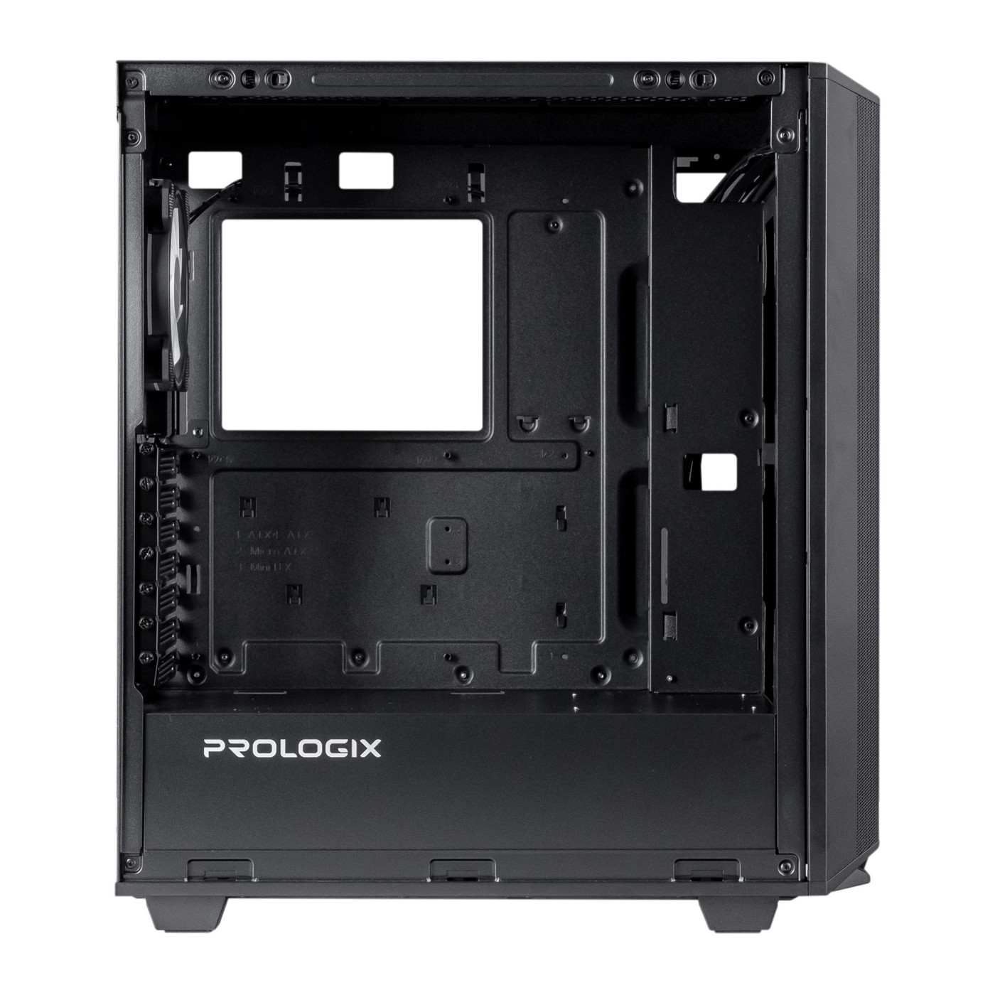 Корпус ProLogix E122 Tempered Glass&Mesh Black (E122 Black)