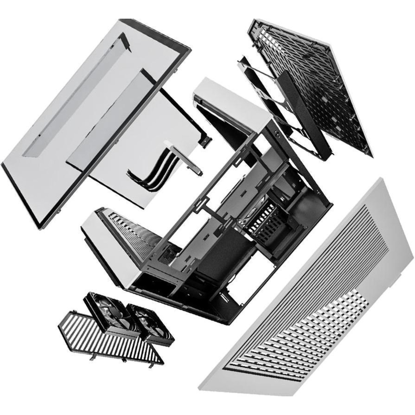 Корпус Hyte Y60 Black-White (CS-HYTE-Y60-BW) Без БП