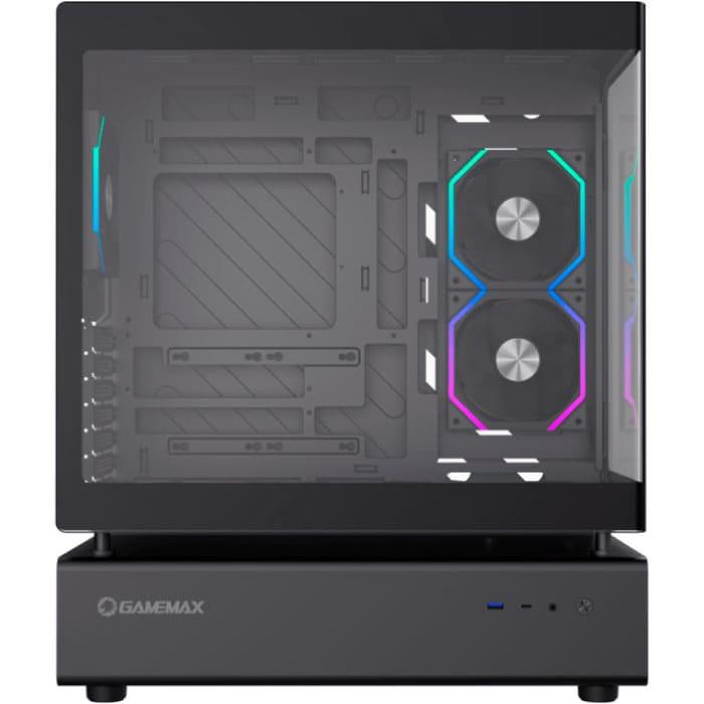 Корпус GameMax N80 Tempered Glass BTF Black (N80 BK) Без БП Б/у