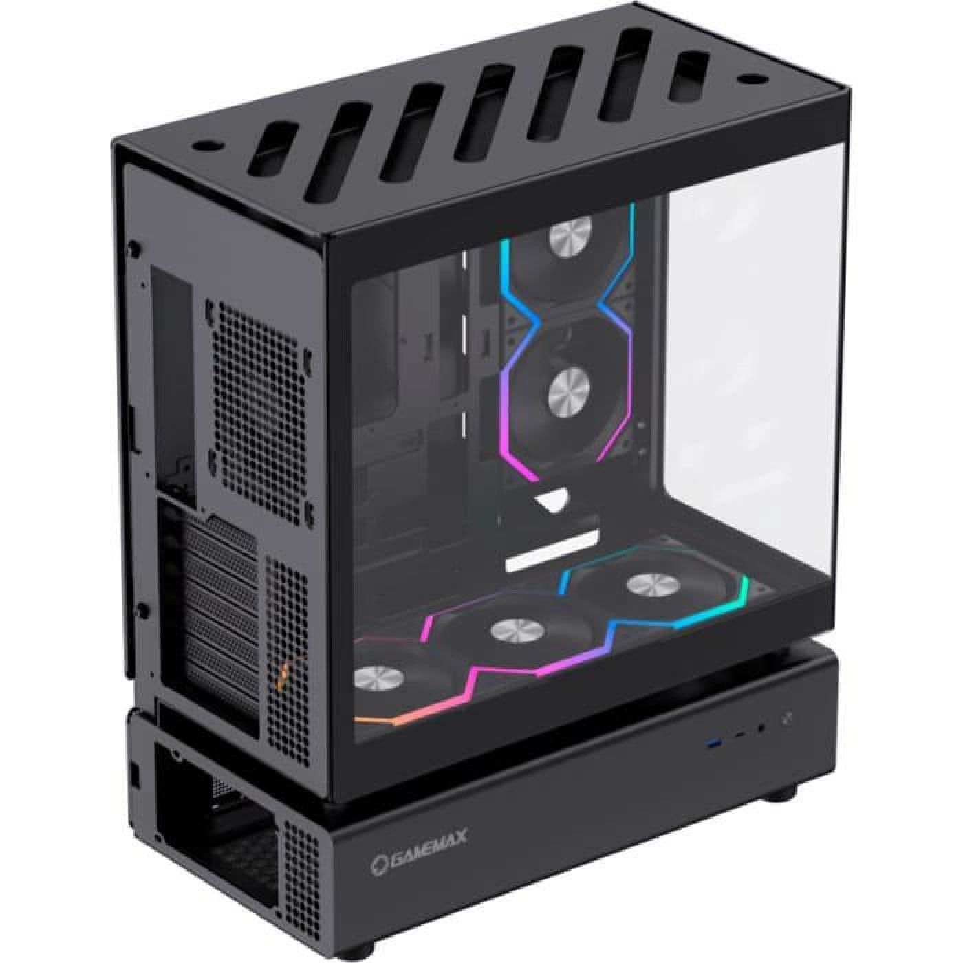 Корпус GameMax N80 Tempered Glass BTF Black (N80 BK) Без БП Б/у