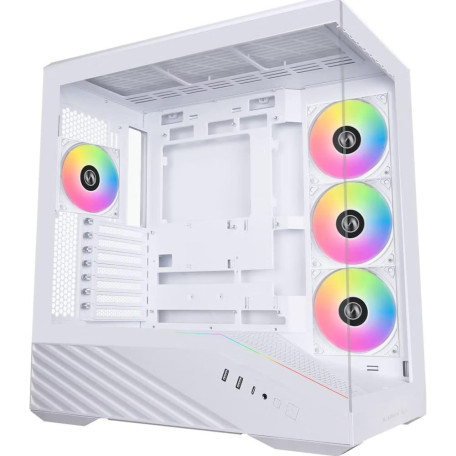 Корпус Lian Li Vector V100R Tempered Glass без БП White (G99.V100RW.01)