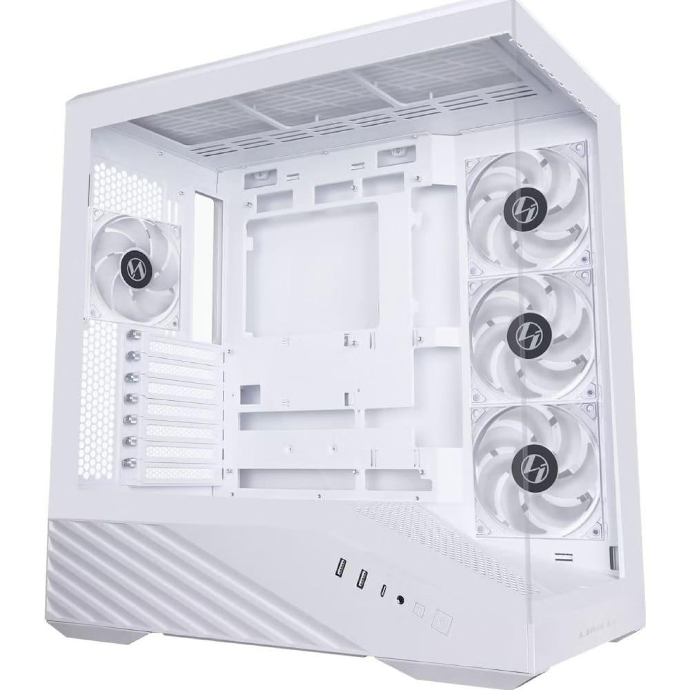 Корпус Lian Li Vector V100R Tempered Glass без БП White (G99.V100RW.01)