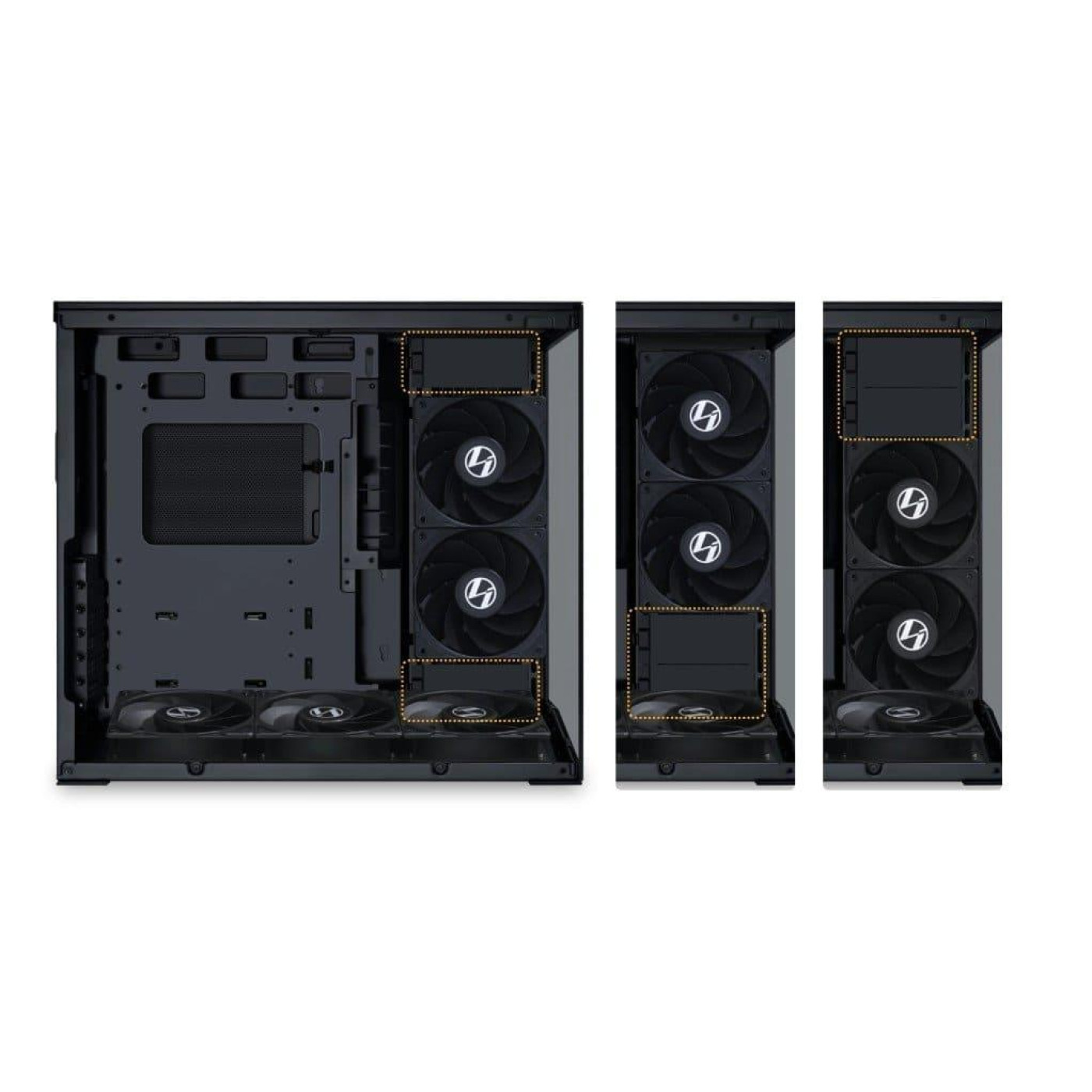 Корпус Lian Li O11 Dynamic Mini V2 Flow Black (G99.O11DMIV2FX.00) Без БП