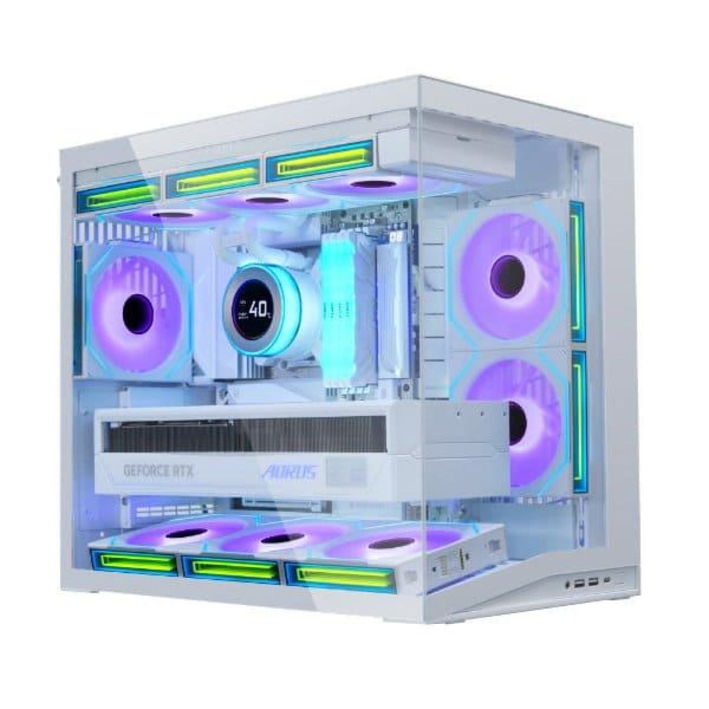 Корпус Lian Li O11 Dynamic Mini V2 Flow White (G99.O11DMIV2FW.00) Без БП