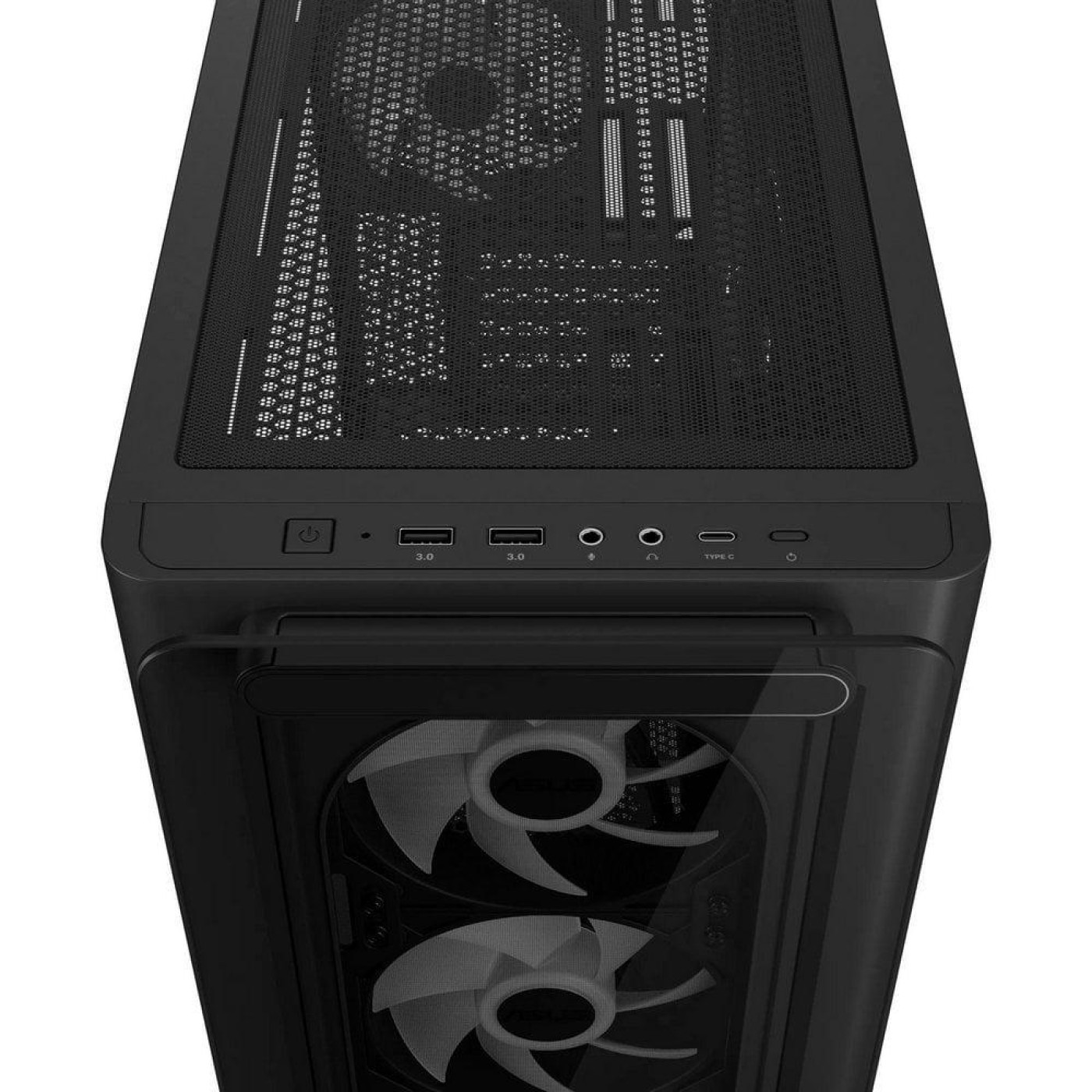 Корпус ASUS A23 Plus Tempered Glass ARGB BTF без БП (90DC00K3-B19010) Black (90DC00K0-B19010)