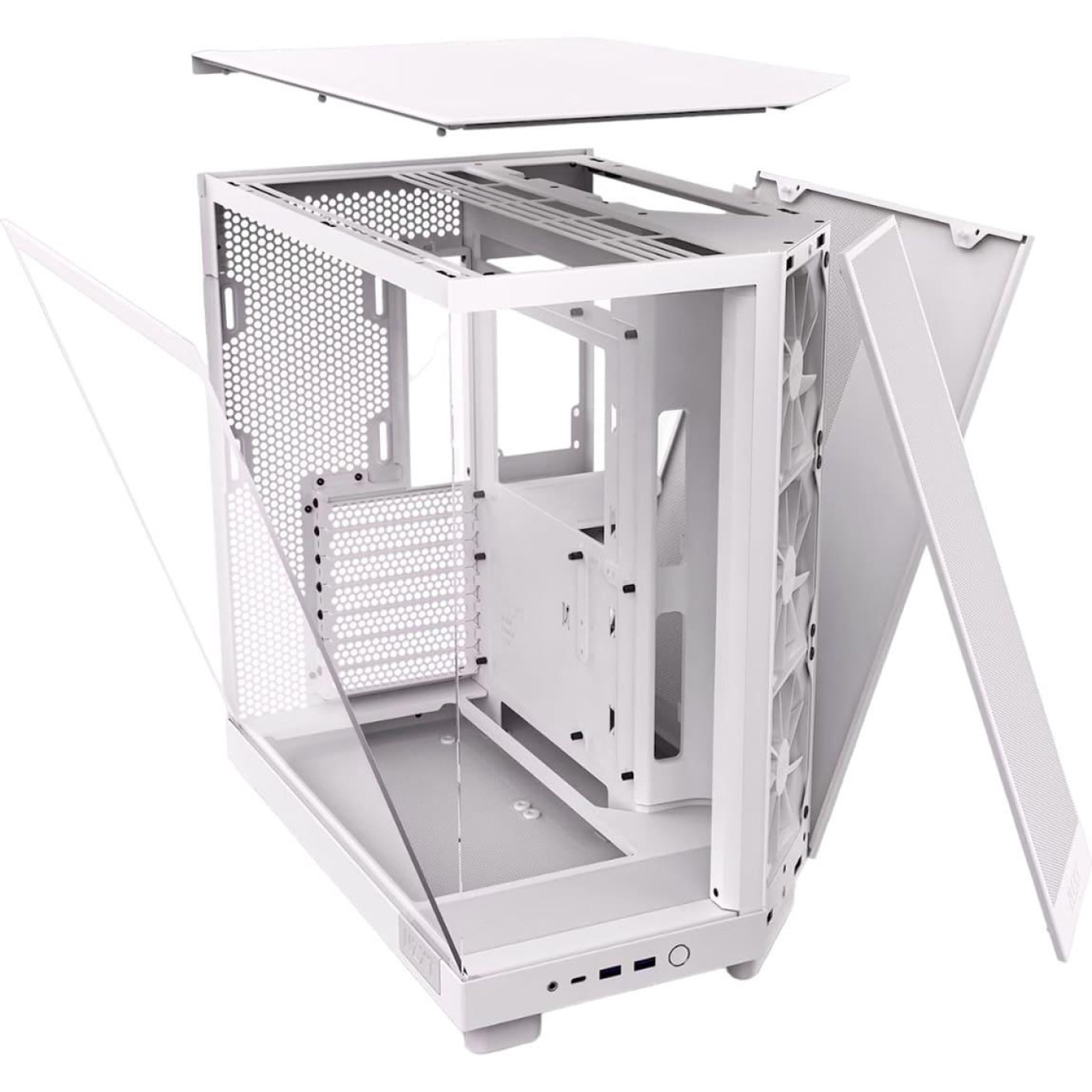 Корпус NZXT H6 Flow All white (CC-H61FW-01) Без БП Б/у
