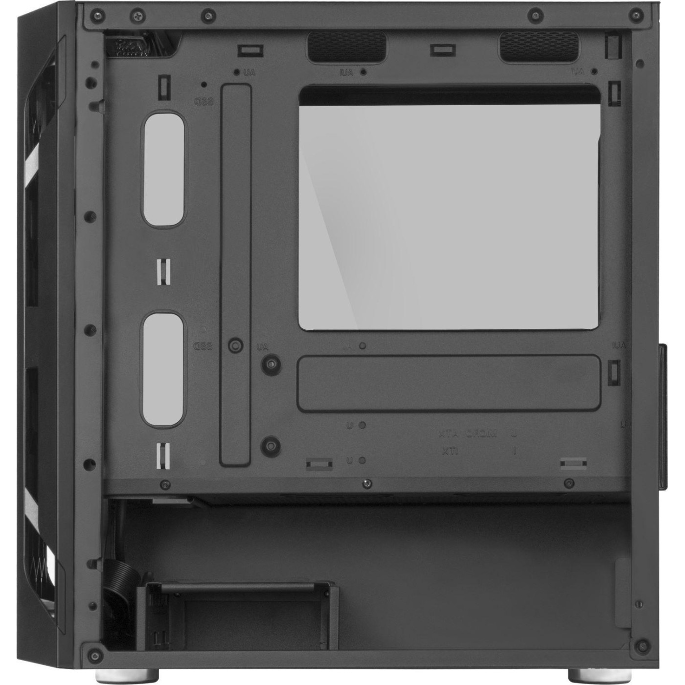 Корпус SilverStone FARA FAH1MB-PRO, без БЖ, 1xUSB3.0, 2xUSB2.0, 3x120mm ARGB fan, TG Side Panel, mAT (SST-FAH1MB-PRO) Без БП