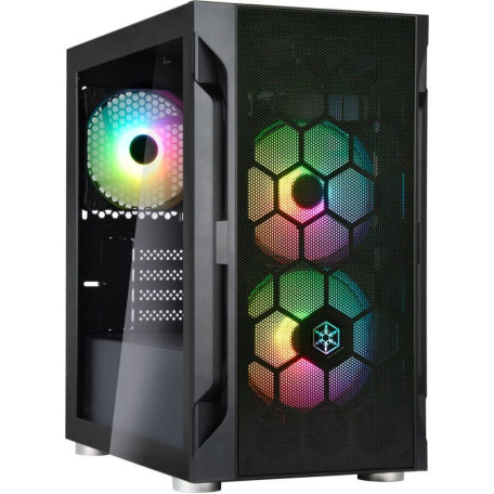 Корпус SilverStone FARA FAH1MB-PRO, без БЖ, 1xUSB3.0, 2xUSB2.0, 3x120mm ARGB fan, TG Side Panel, mAT (SST-FAH1MB-PRO)