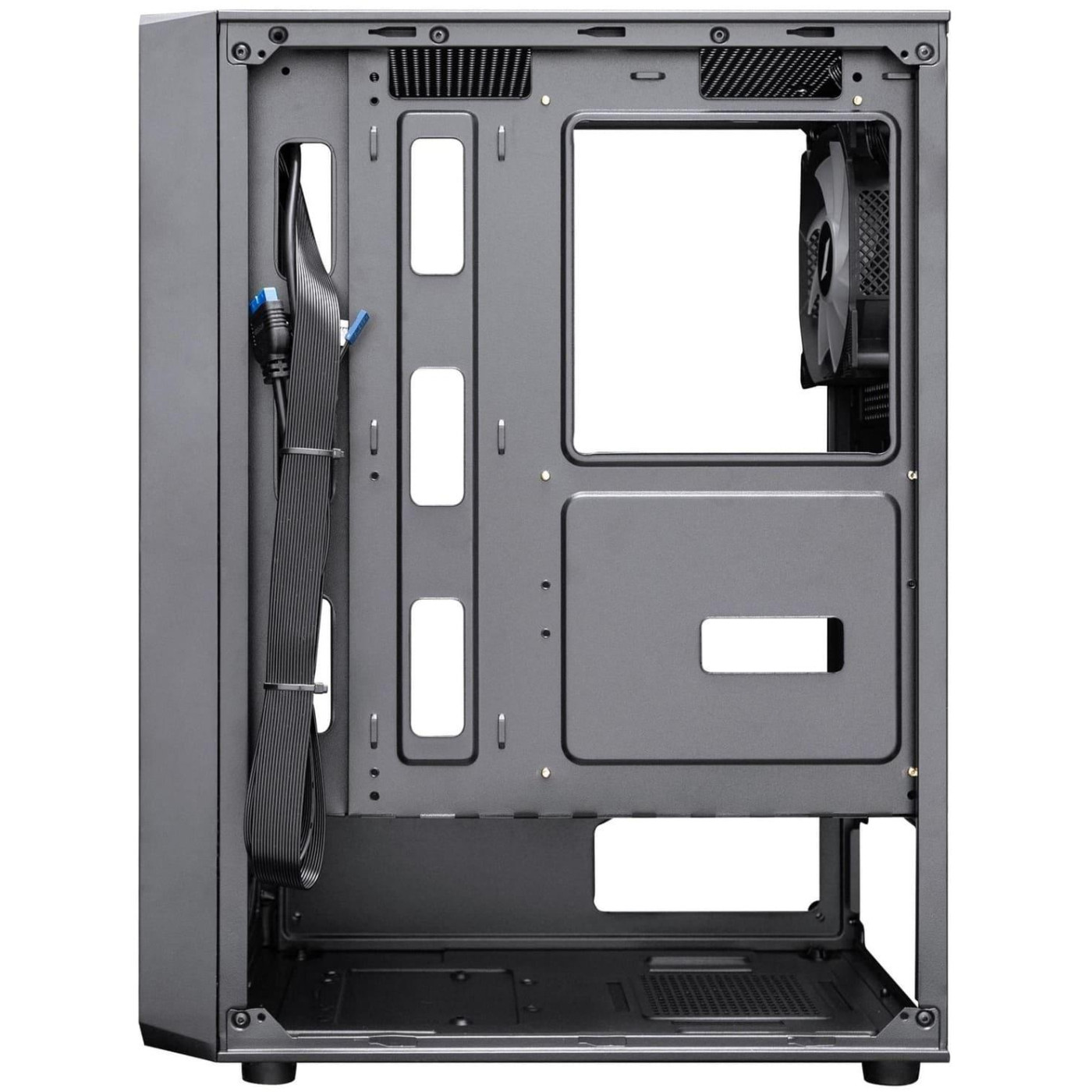 Корпус 1stPlayer FD3-BK-4F7 Black без БП (FD3-BK-4F7)