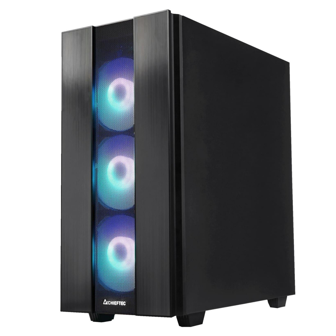 Корпус Chieftec HUNTER 2 GS-02B-OP 4x120mm A-RGB, USB-C, ATX, без БЖ, Black (GS-02B-OP)