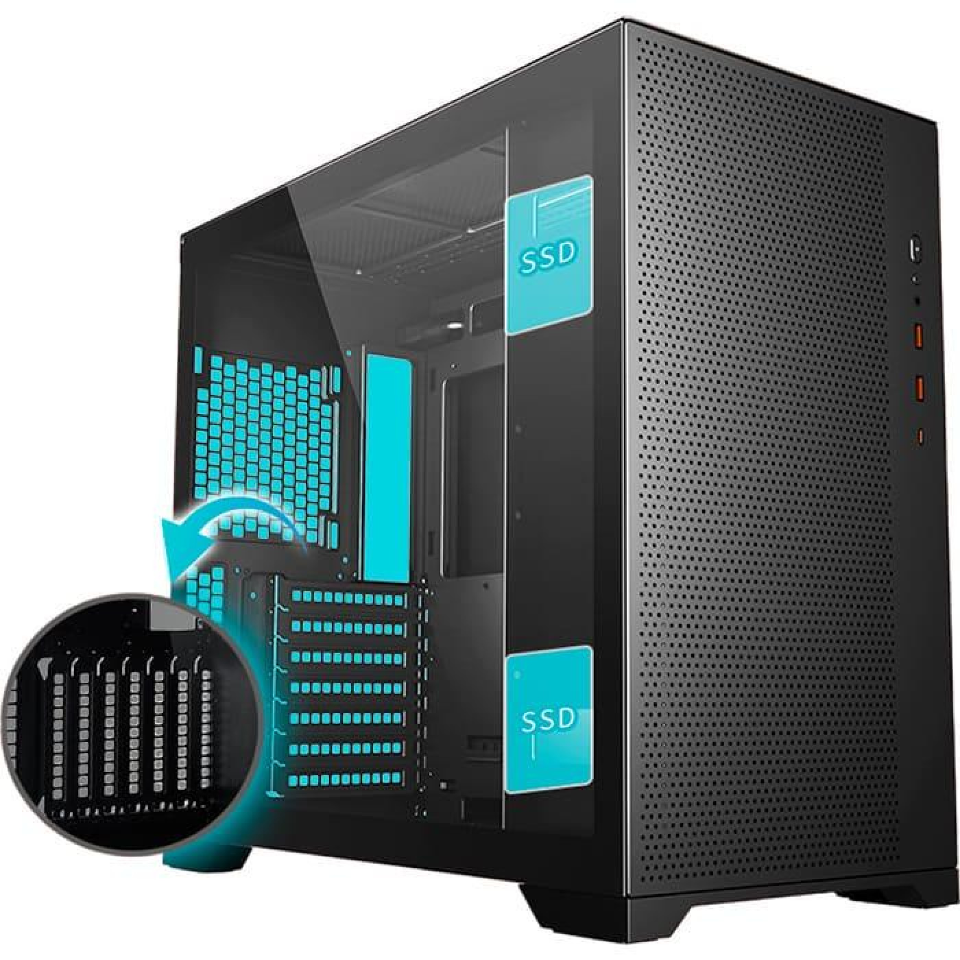 Корпус FSP CMT580B без БП Black (CMT580B)