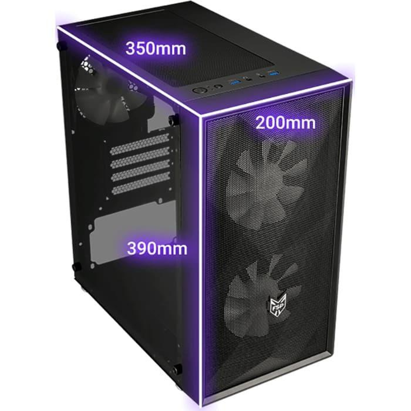 Корпус FSP CST130BASICB без БП Black (CST130BASICB)