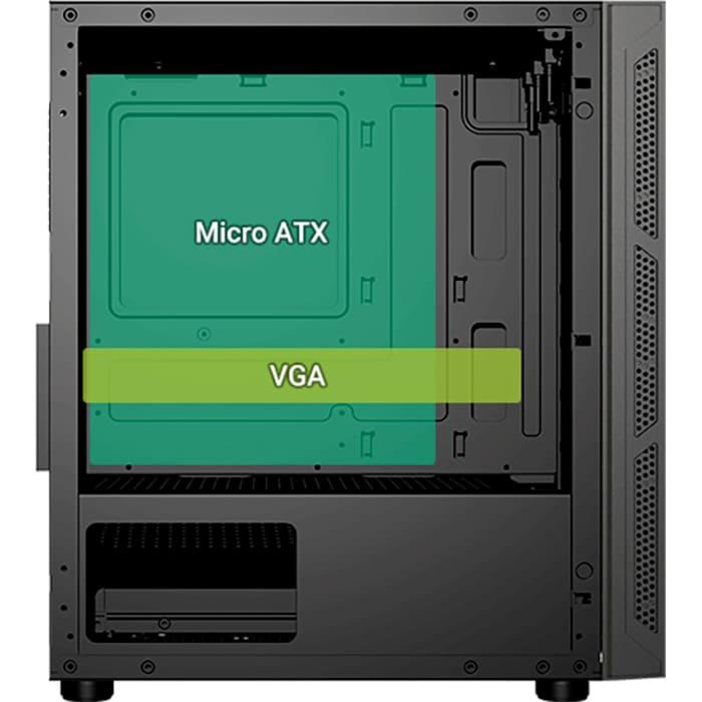 Корпус FSP CST220S без БП Black (CST220S)