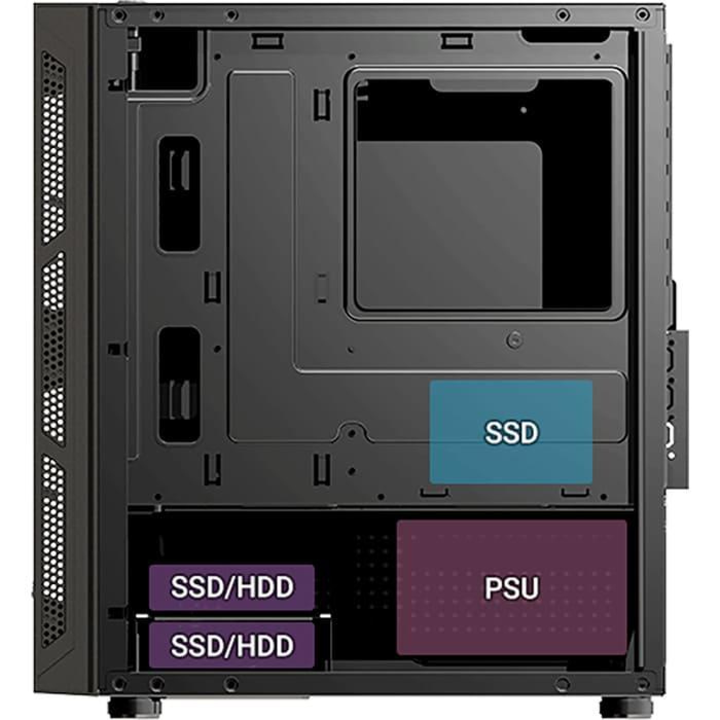 Корпус FSP CST220S без БП Black (CST220S)