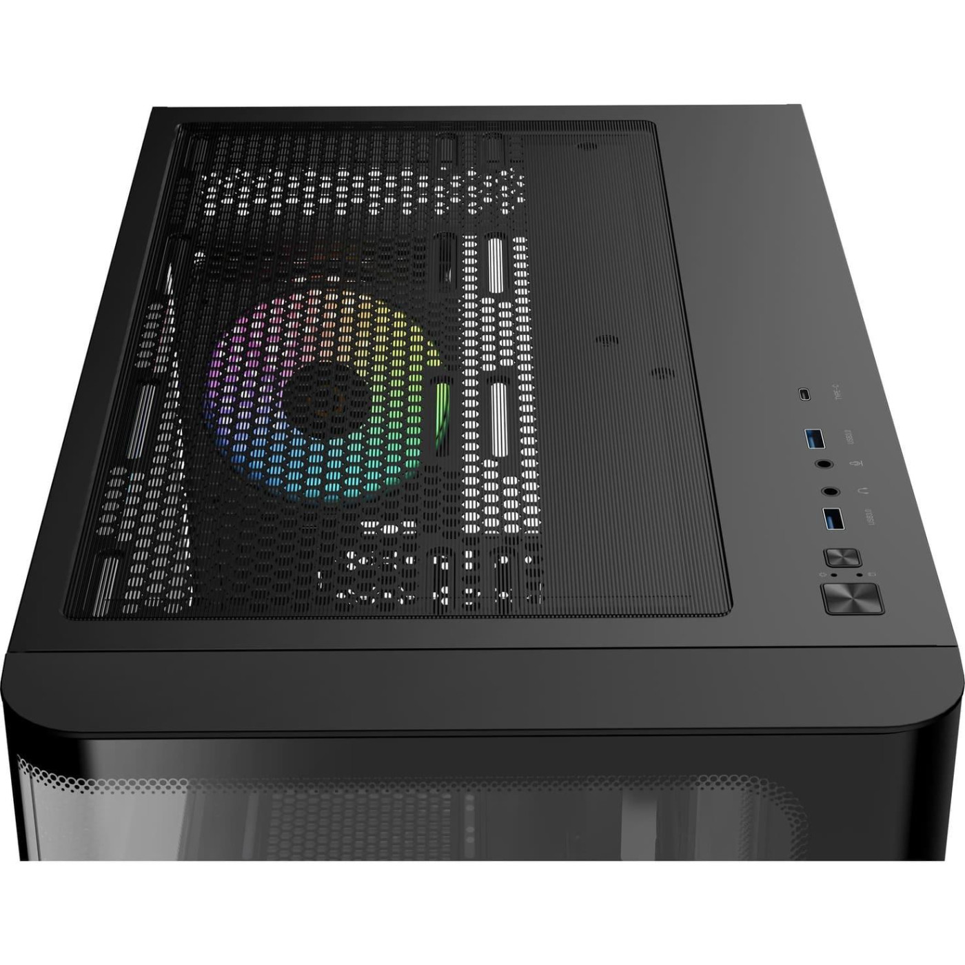 Корпус Ocypus IOTA C70 Curve ARGB Digital Black (IOTA-C70-BKD400CD-GL)