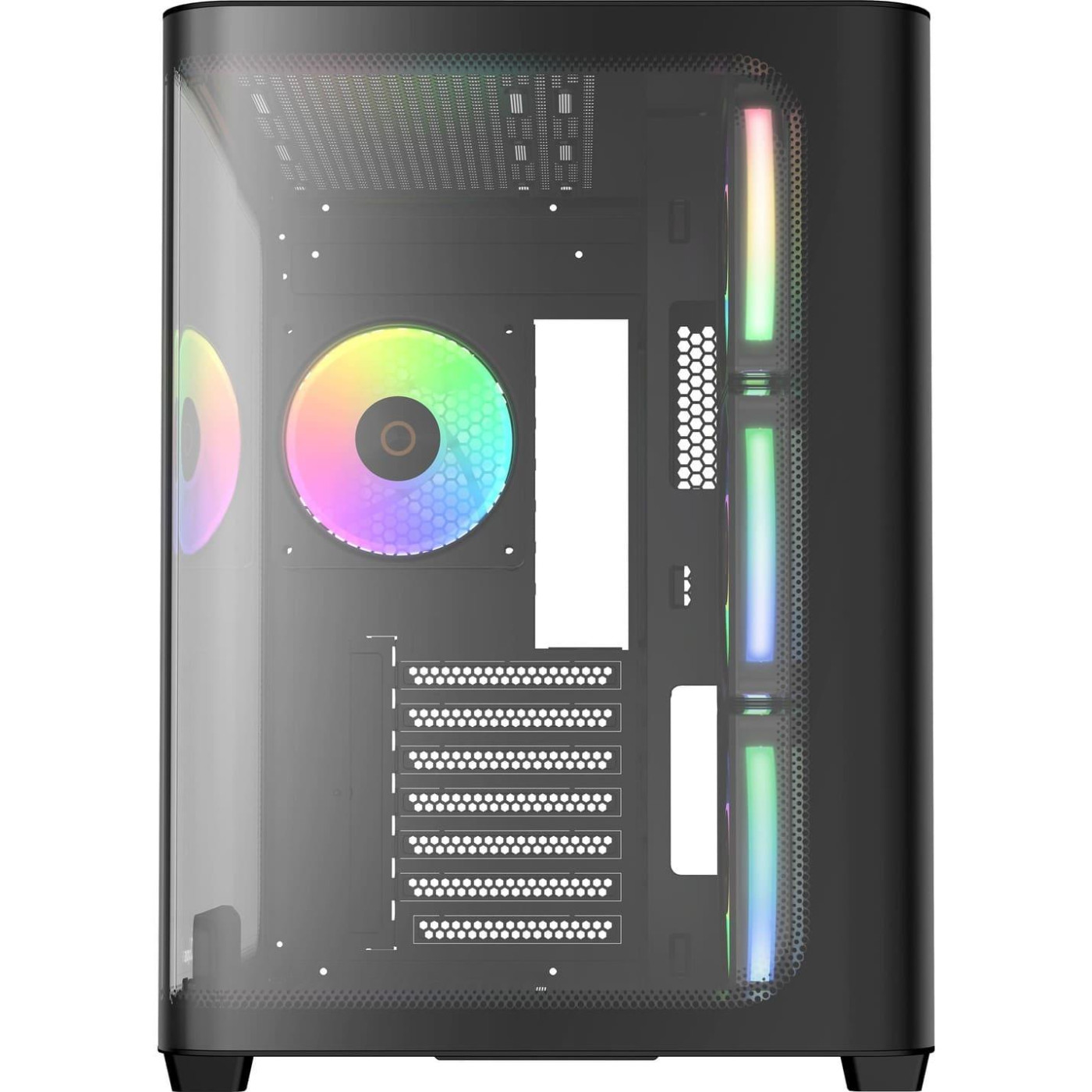 Корпус Ocypus IOTA C70 Curve ARGB Digital Black (IOTA-C70-BKD400CD-GL)