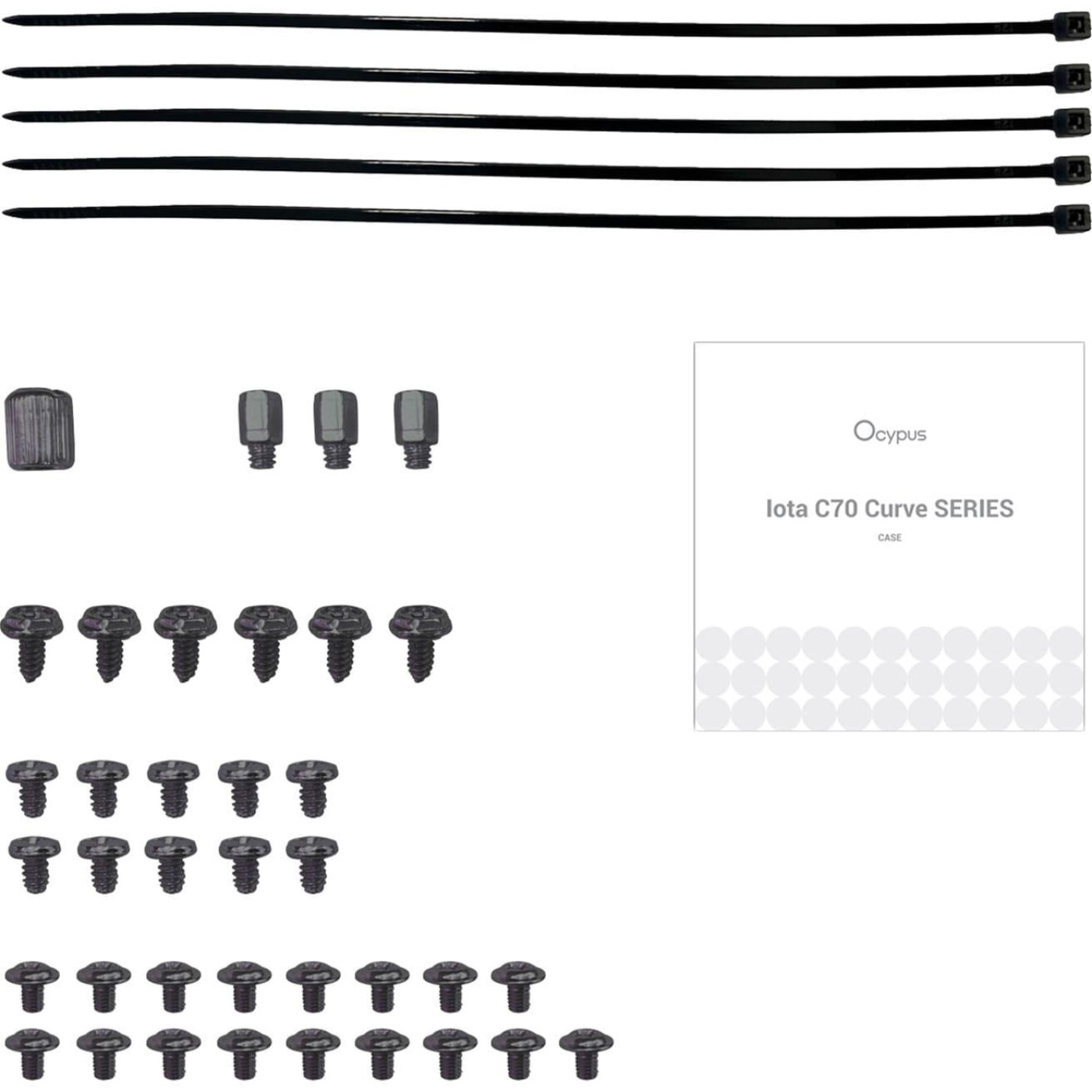 Корпус Ocypus IOTA C70 Curve ARGB Digital Black (IOTA-C70-BKD400CD-GL)