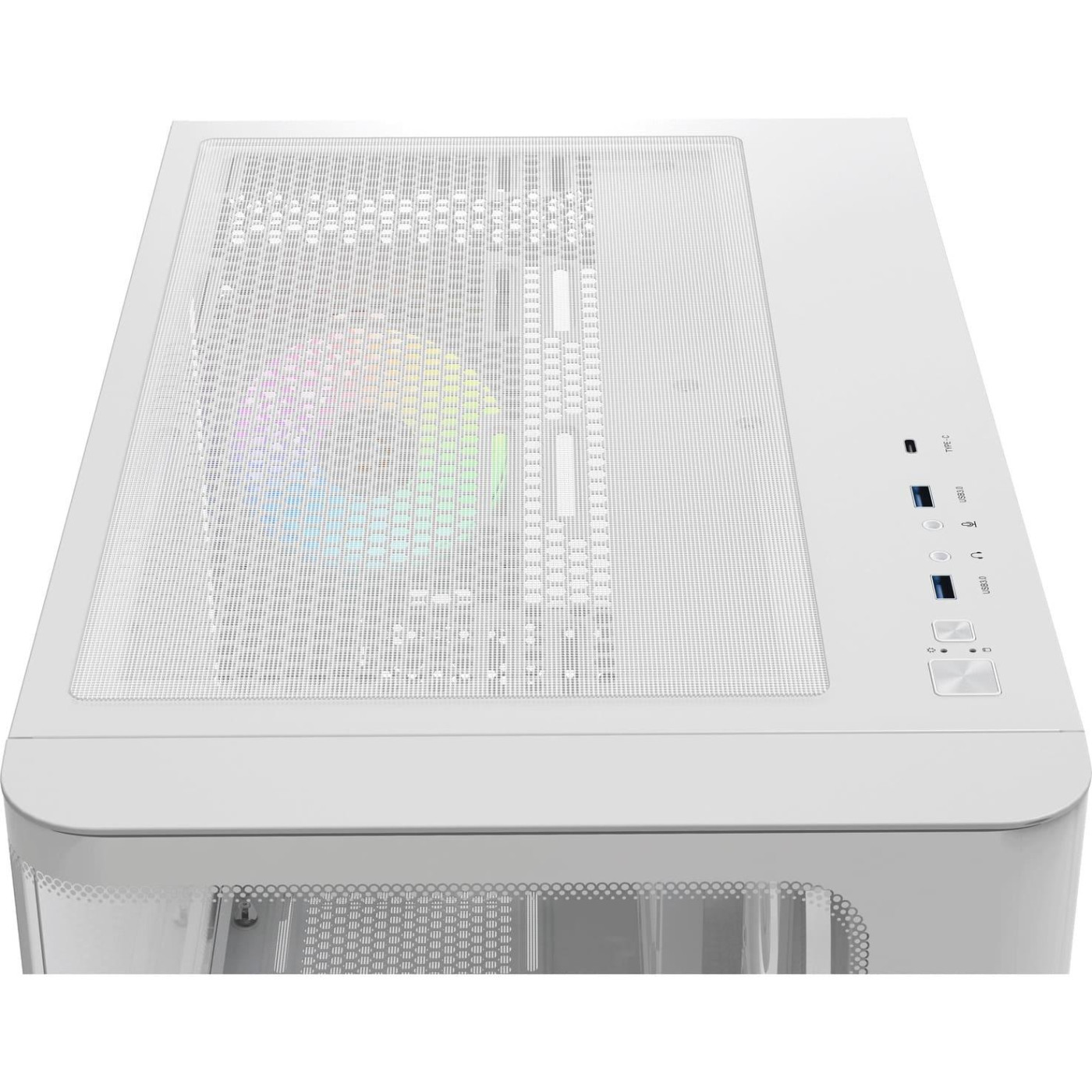 Корпус Ocypus IOTA C70 Curve ARGB Digital White (IOTA-C70-WHD400CD-GL)
