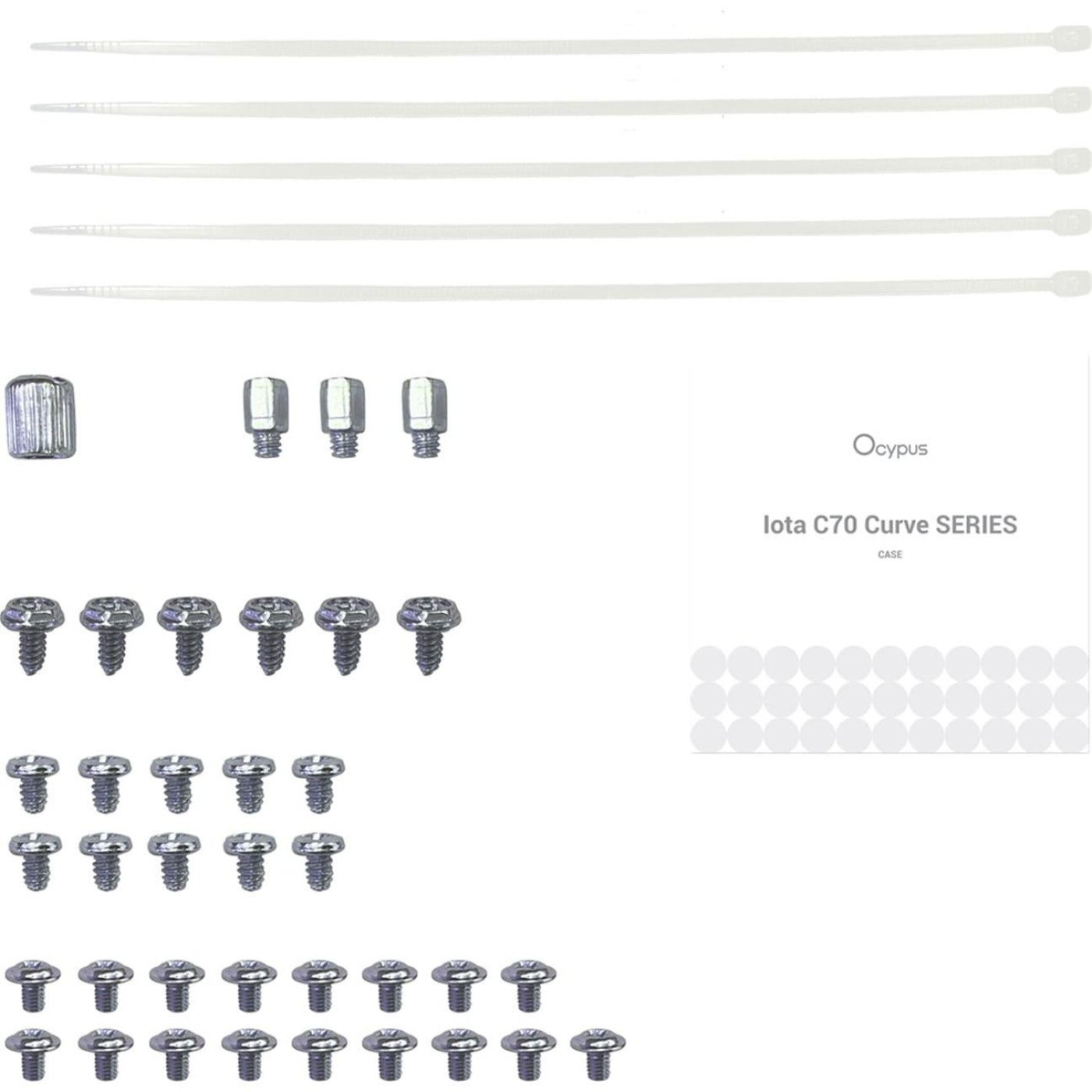 Корпус Ocypus IOTA C70 Curve ARGB Digital White (IOTA-C70-WHD400CD-GL)