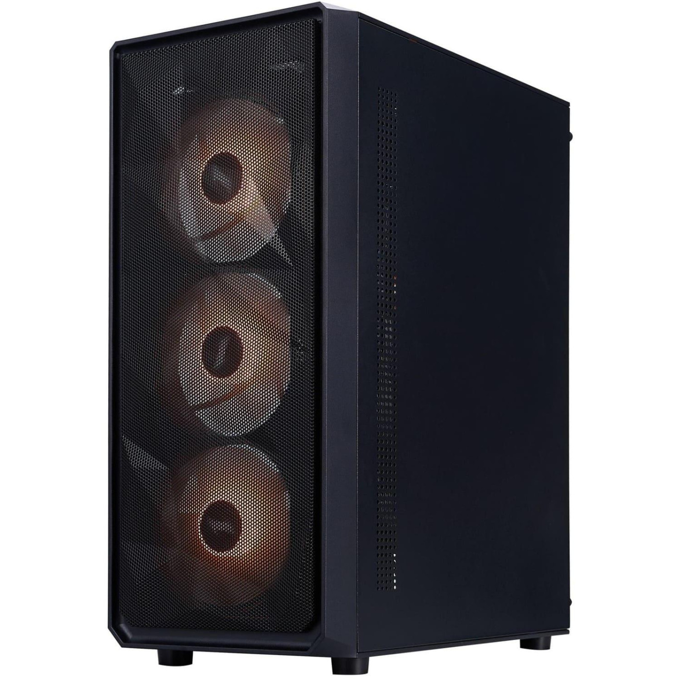 Корпус 1stPlayer FD3-M-BK-4F7 Black (FD3-M-BK-4F7) Без БП