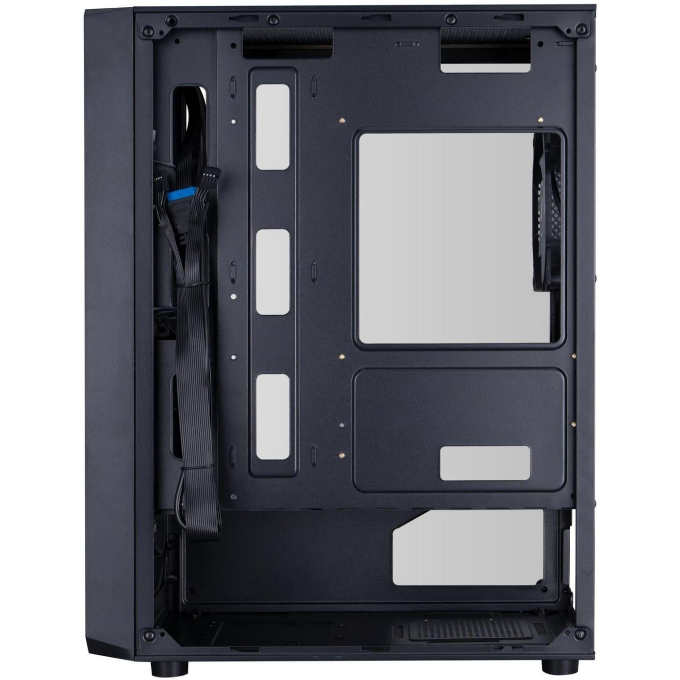 Корпус 1stPlayer FD3-M-BK-4F7 Black (FD3-M-BK-4F7) Без БП