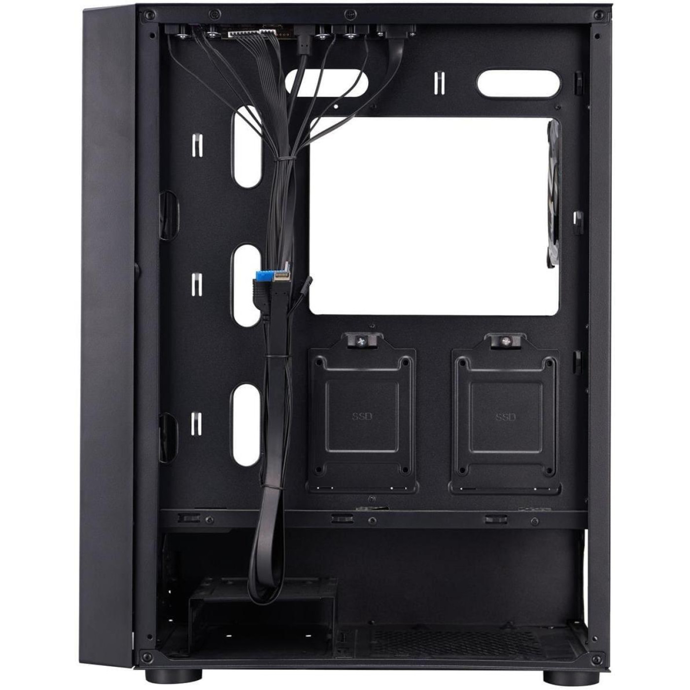 Корпус 1stPlayer Go6-BK-4FS7 Black (Go6-BK-4FS7) Без БП