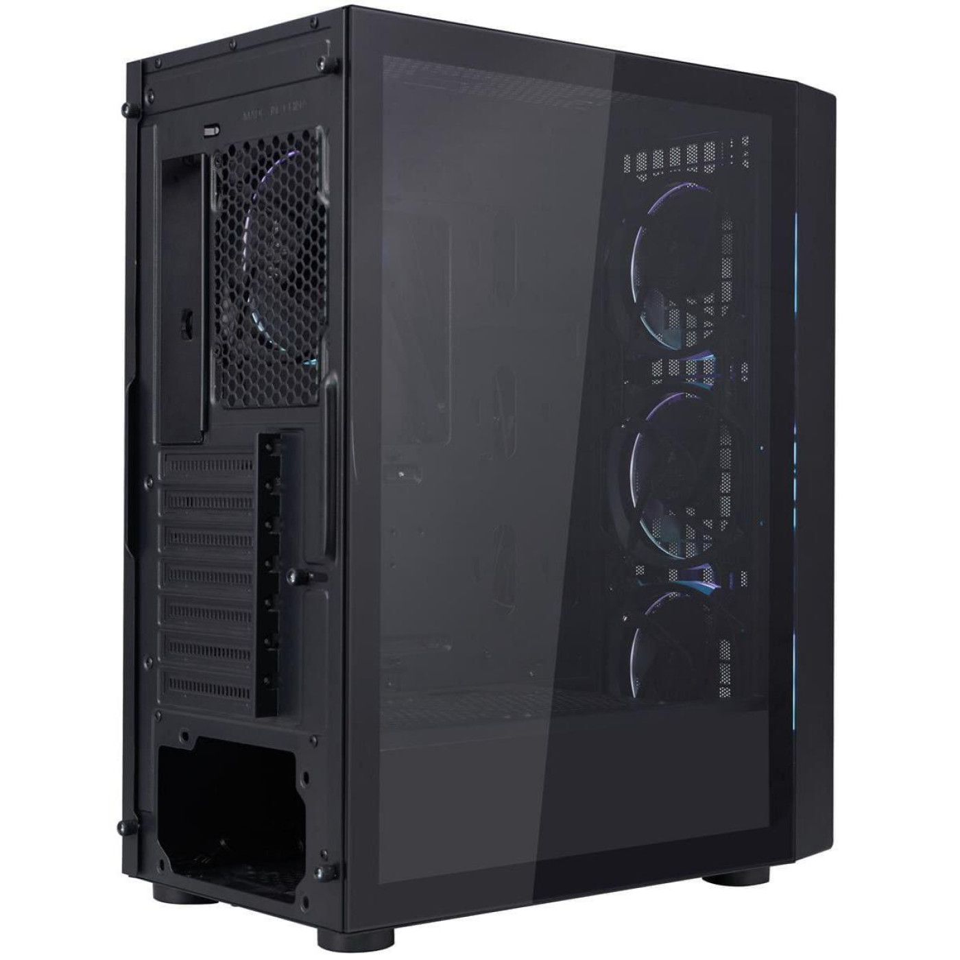 Корпус 1stPlayer Go6-BK-4FS7 Black (Go6-BK-4FS7) Без БП