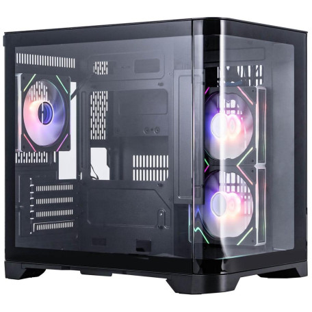 Корпус 1stPlayer UV5-BK-2FC7R-1FC7 Black без БП (UV5-BK-2FC7R-1FC7)