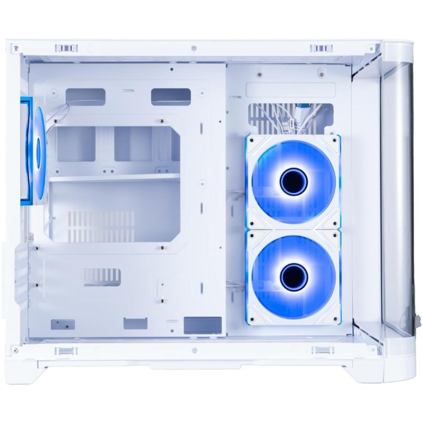 Корпус 1stPlayer UV6-WH-2FC7R-W-1FC7-W White (UV6-WH-2FC7R-W-1FC7-W) Без БП