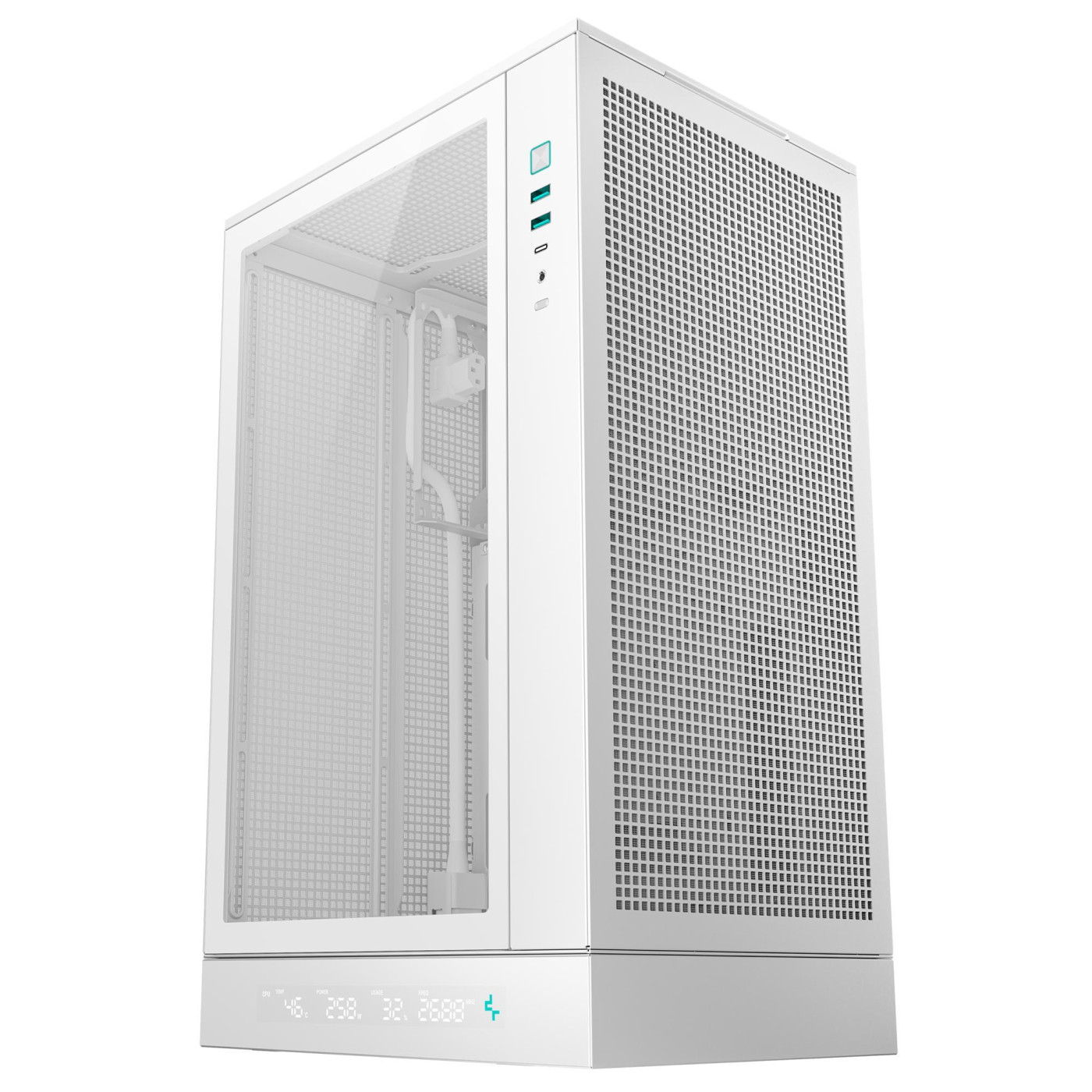 Корпус Deepcool CH270 Digital без БП White (R-CH270-WHNDM0-G-1)