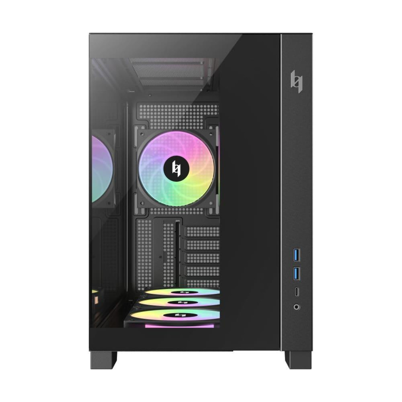 Корпус GameMax Nex C33 Tempered Glass без БЖ Black (NEX C33 BK)