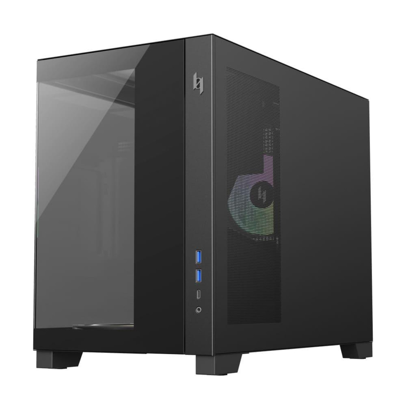Корпус GameMax Nex C33 Tempered Glass без БЖ Black (NEX C33 BK)